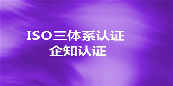 烟台ISO三大体系认证对企业的重要性